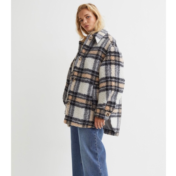 H&M faux shearling shacket - Picture 8 of 12